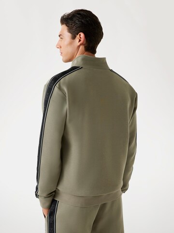 GUESS Athletic Zip-Up Hoodie 'Mickey' in Green