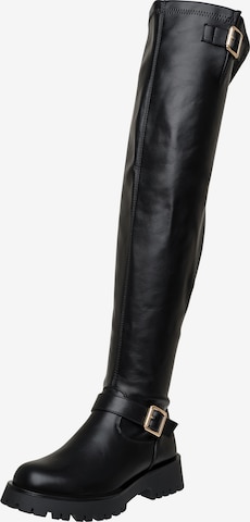 Cuissardes Salinyang en noir : devant