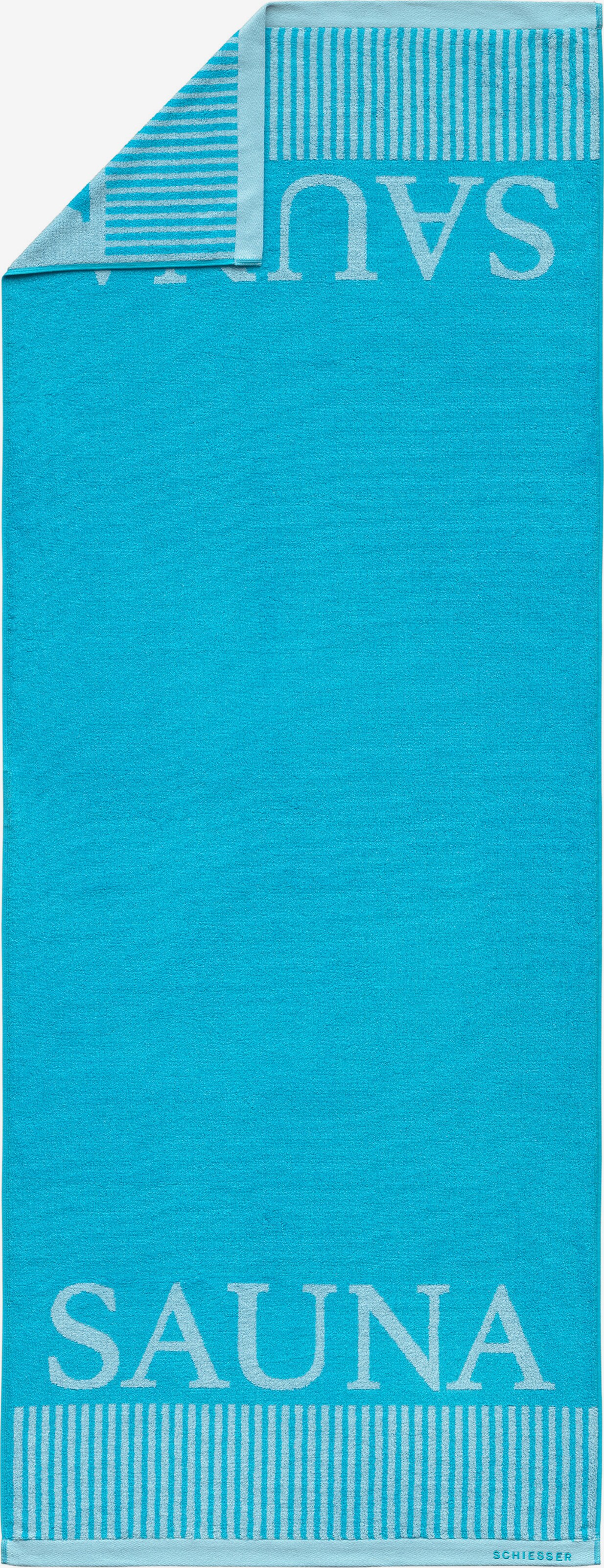 SCHIESSER Saunatuch 'Rom' in Blau, Weiß | ABOUT YOU