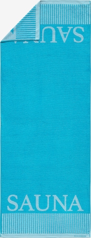 SCHIESSER Handdoek 'Rom' in Blauw: voorkant