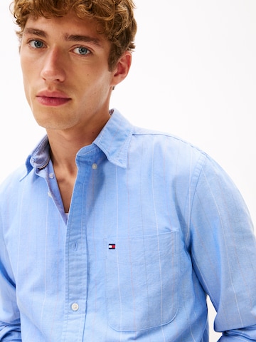TOMMY HILFIGER Regular fit Overhemd 'HERITAGE' in Blauw