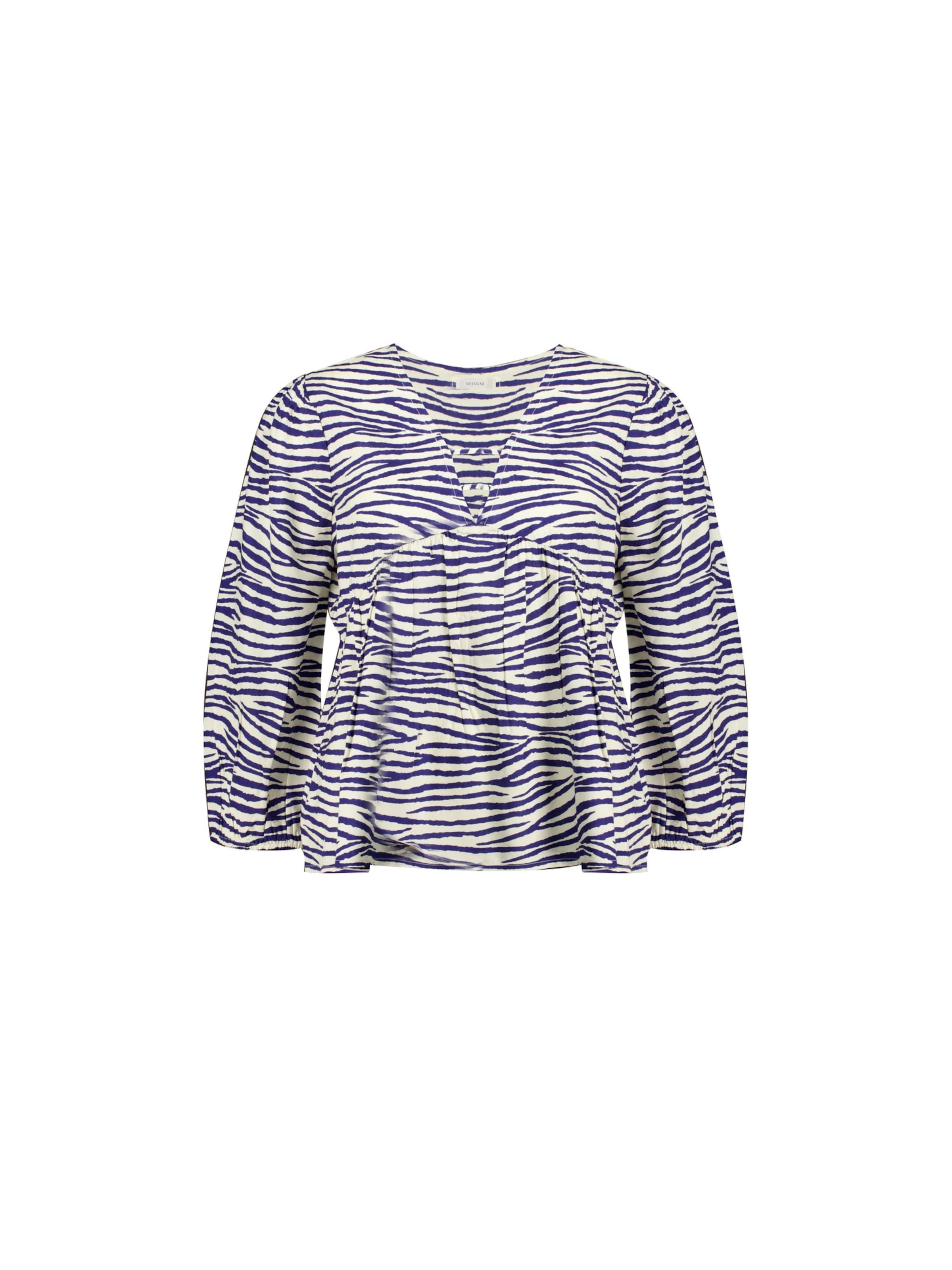 Chemisier 'Ciena' Deeluxe en bleu : devant