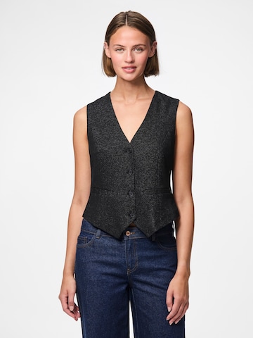 PIECES Suit Vest 'PCBOSELLA' in Black: front