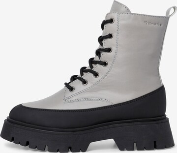 TAMARIS Lace-Up Ankle Boots in Grey