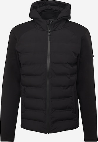 Hackett London - Chaqueta de entretiempo en negro: frente