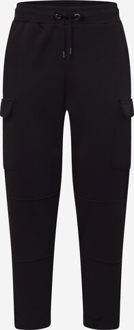 ALPHA INDUSTRIES Cargo trousers in Black: front