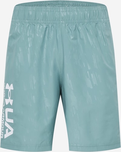 UNDER ARMOUR Workout Pants in Mint / White, Item view