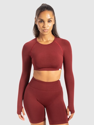 Smilodox Shirt 'Linnea' in Rood: voorkant