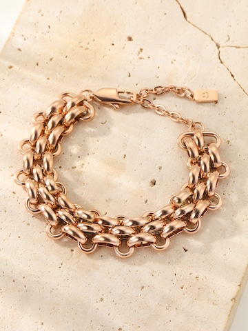 Bracelet 'Interlocking' Hey Happiness en or