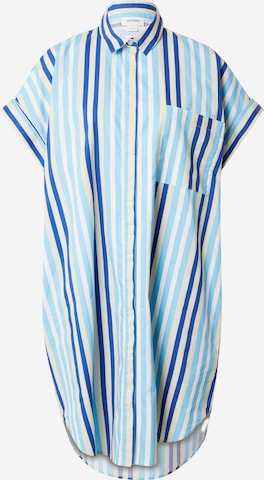 Abito camicia di Monki in blu: frontale