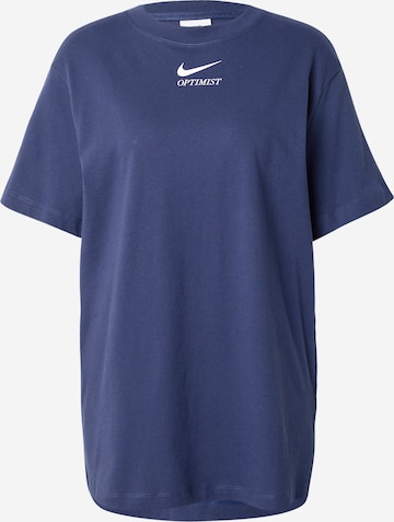 Nike Sportswear Футболка в Синий: спереди