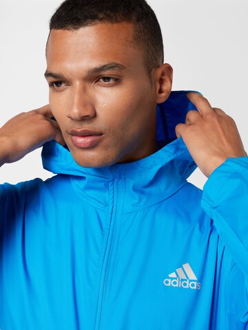 ADIDAS SPORTSWEAR Sportjacke 'Own the Run' in Blau