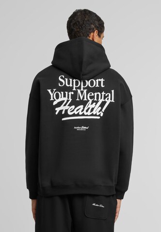 Another Cotton Lab Sweatshirt 'Support Your Mental' in Black: front