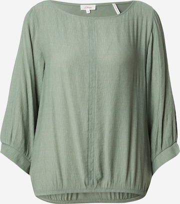 s.Oliver Shirt in Groen: voorkant