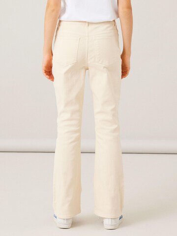 LMTD Wide leg Jeans 'Tazza' i beige