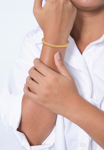 Bracelet 'Chunky' ELLI PREMIUM en or : devant