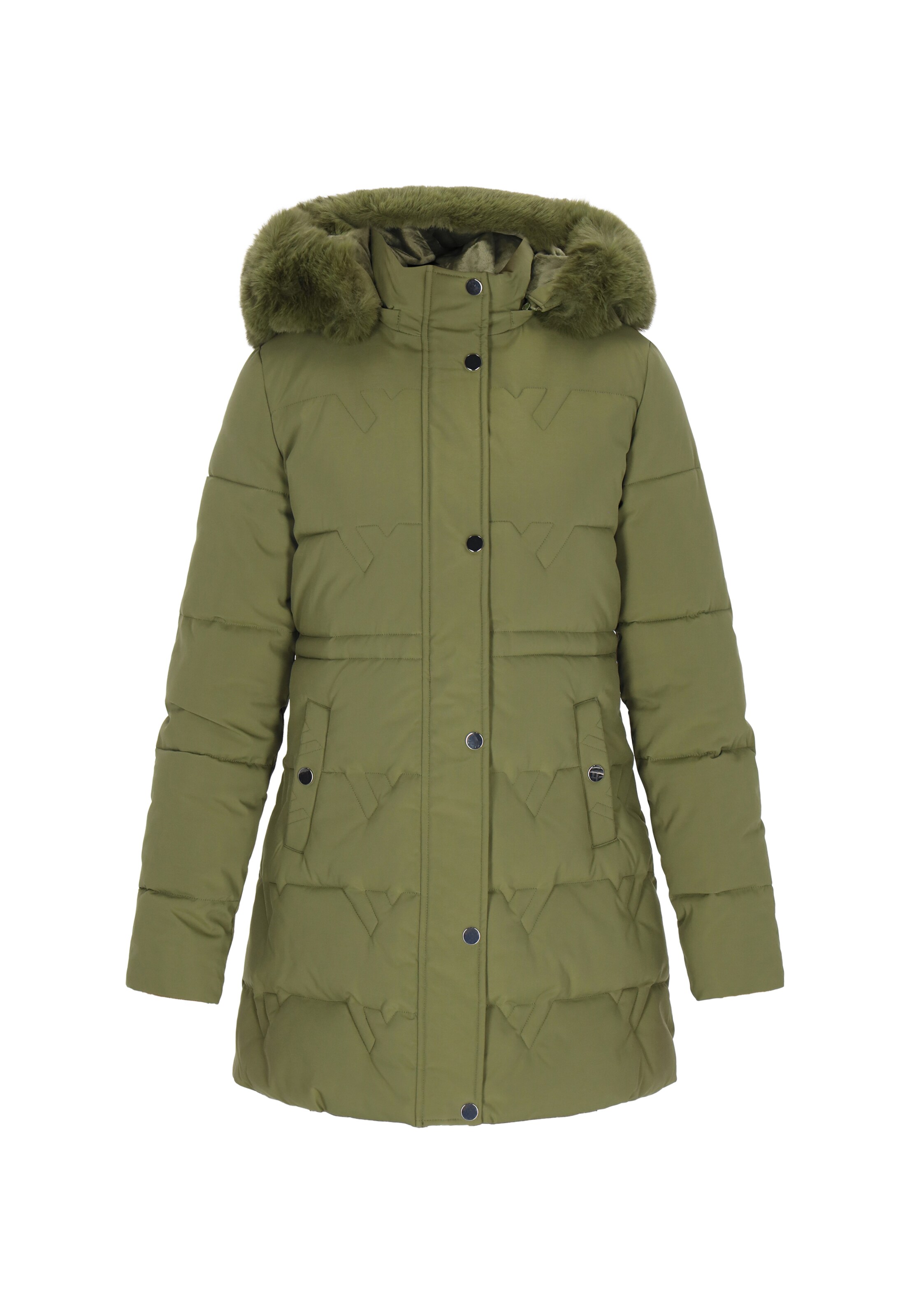 Usha - Abrigo de invierno en verde: frente