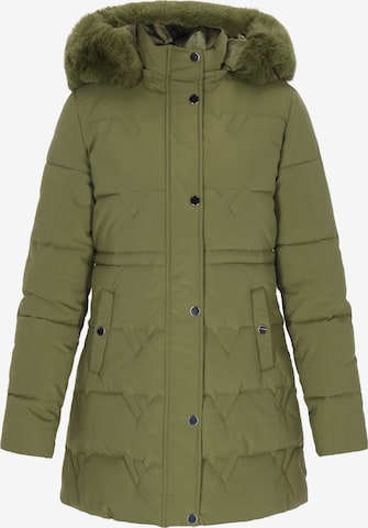 Usha - Abrigo de invierno en verde: frente