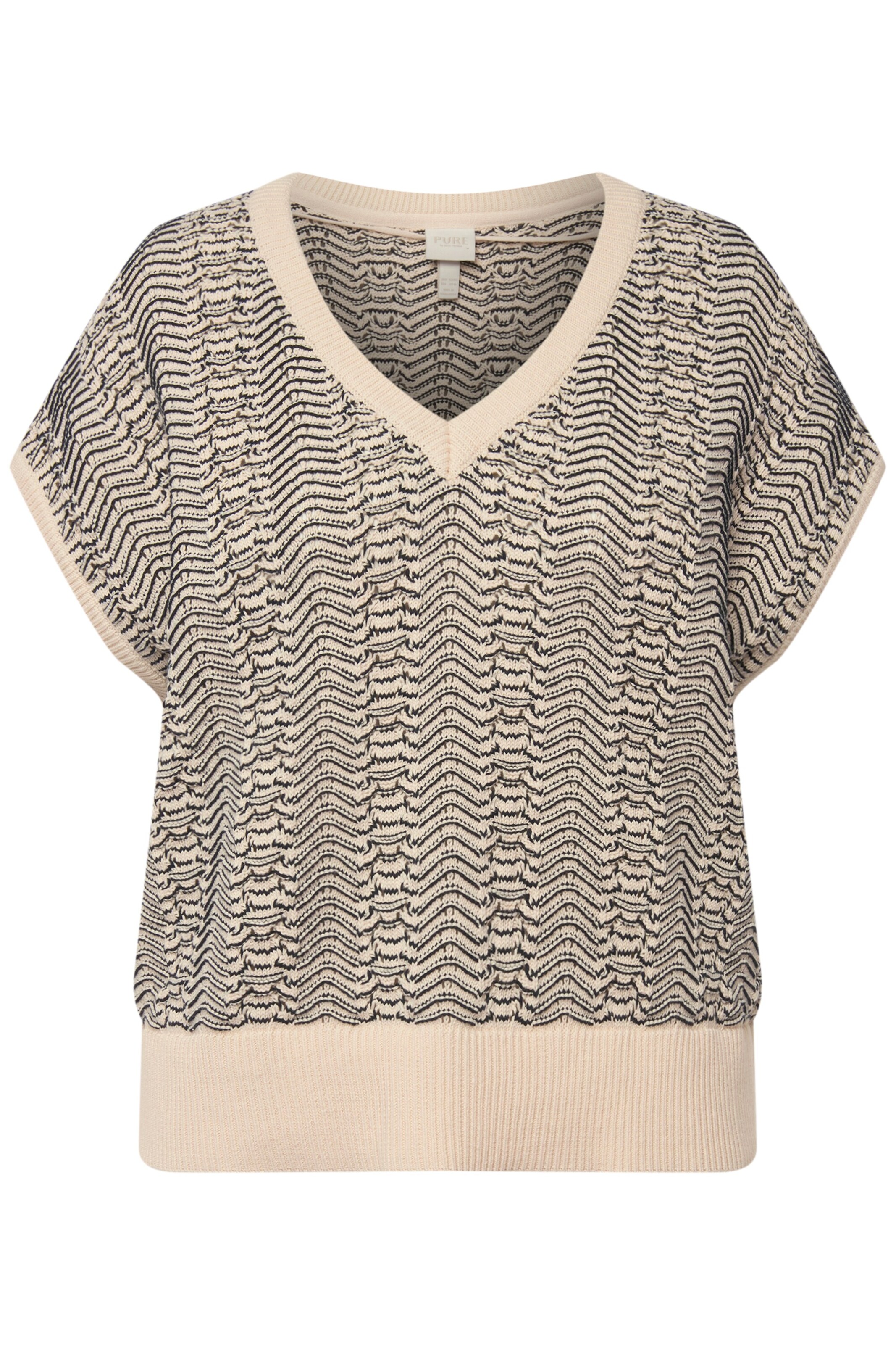 Ulla Popken Sweater in Beige: front