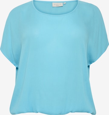 KAFFE CURVE Bluzka 'Ami Stanley' w kolorze niebieski: przód