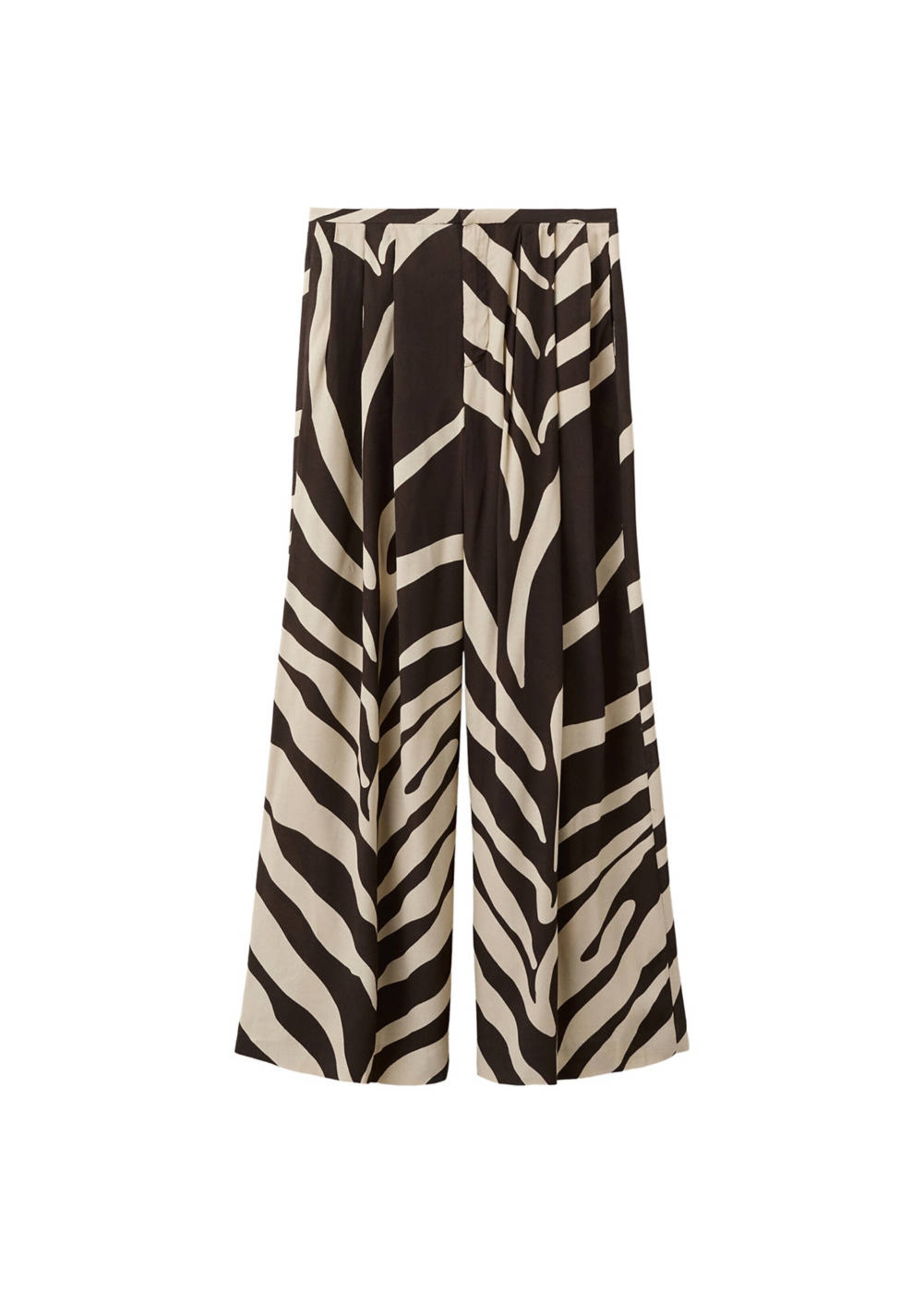 MANGO Regular Hose in Braun: Vorderseite