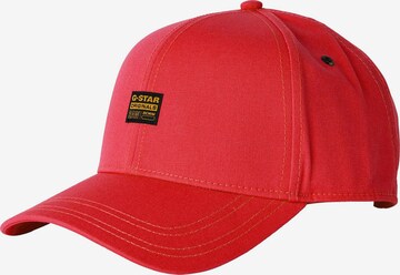 Cappello da baseball di G-Star RAW in rosso: frontale