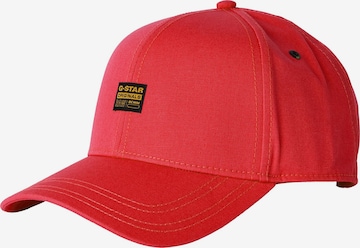 Cappello da baseball di G-Star RAW in rosso: frontale