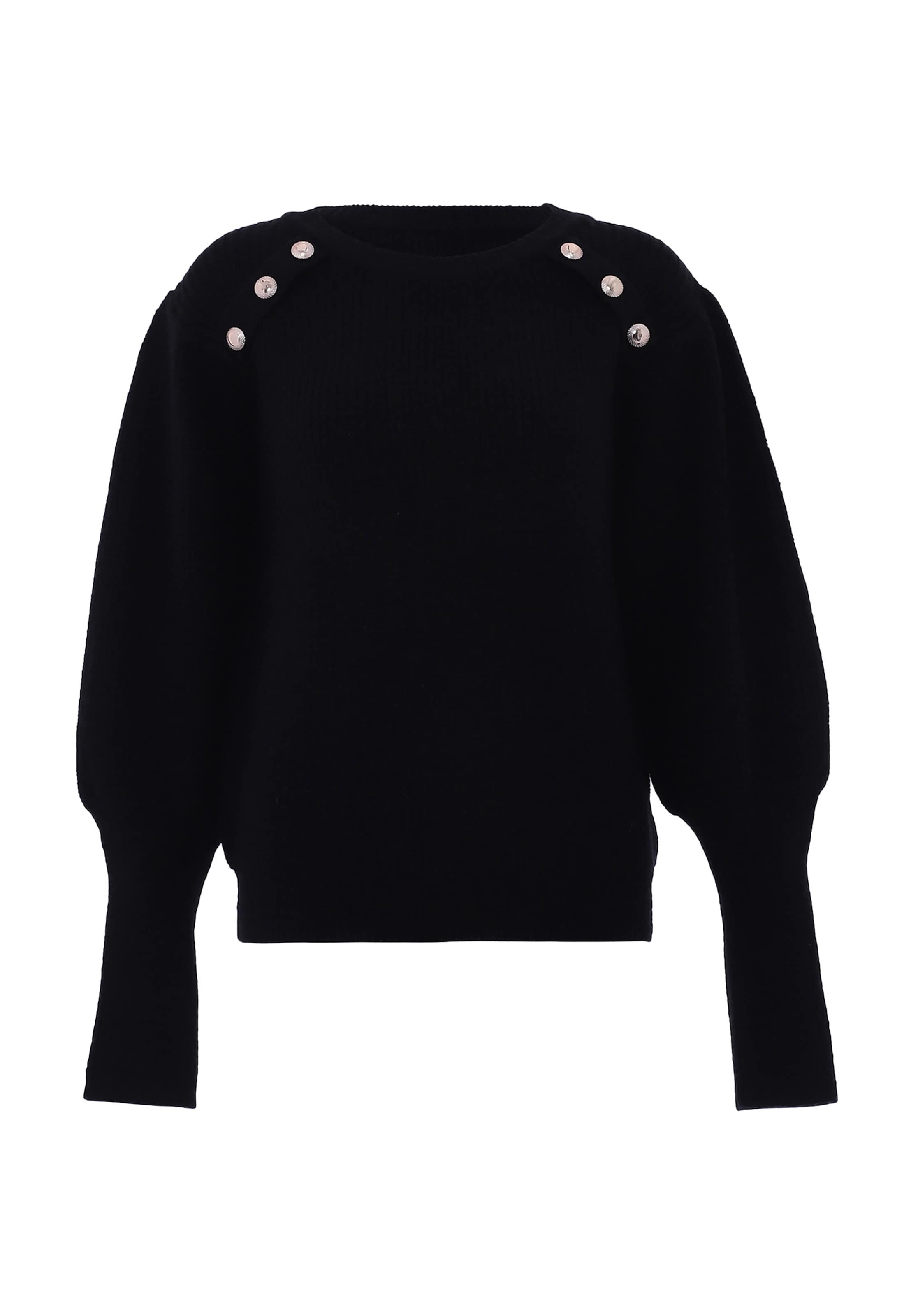 nascita - Pullover em preto: frente