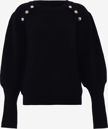 Pull-over nascita en noir : devant