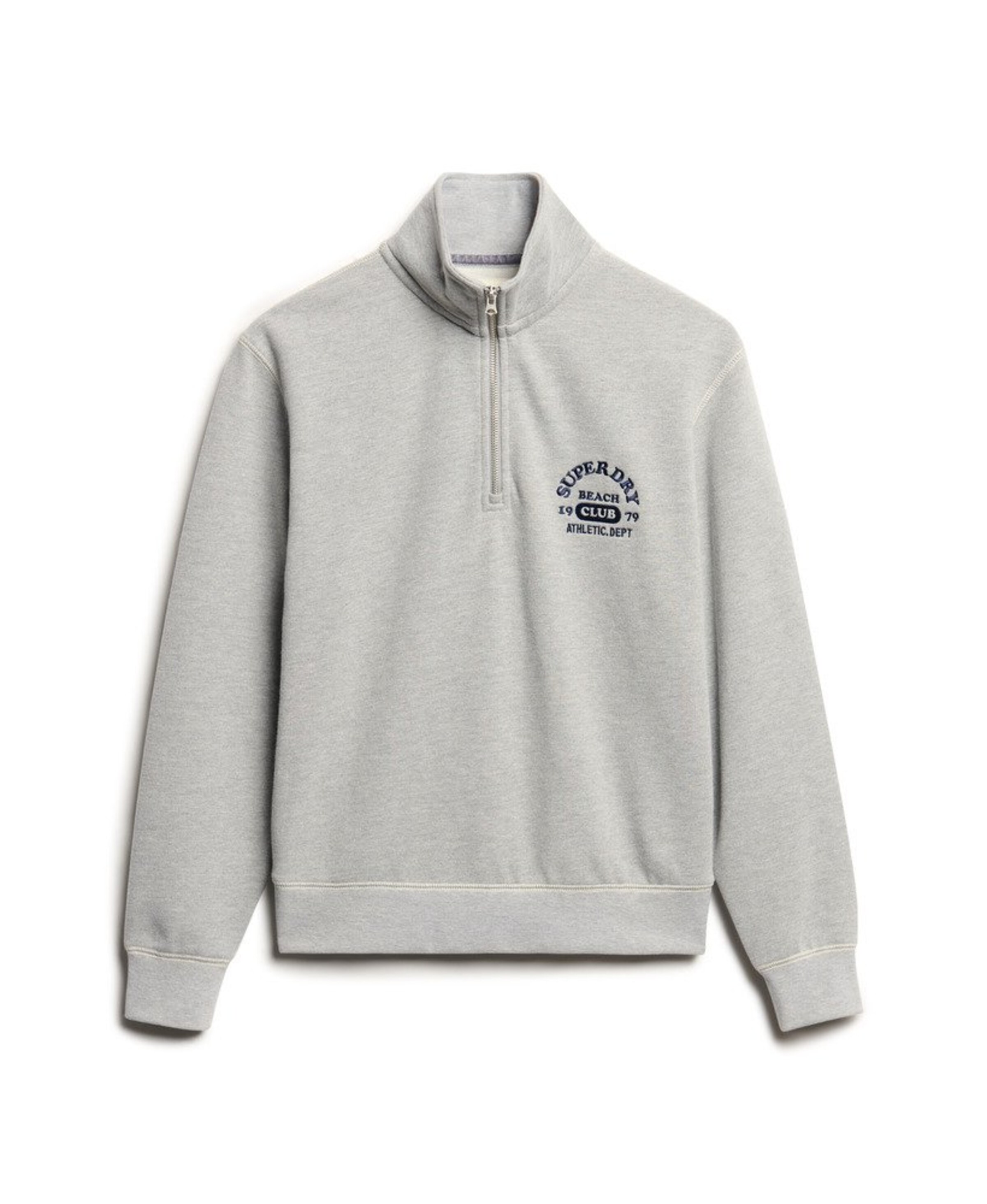 Superdry Sweatshirt 'Athletic Essentials' in Grijs: voorkant