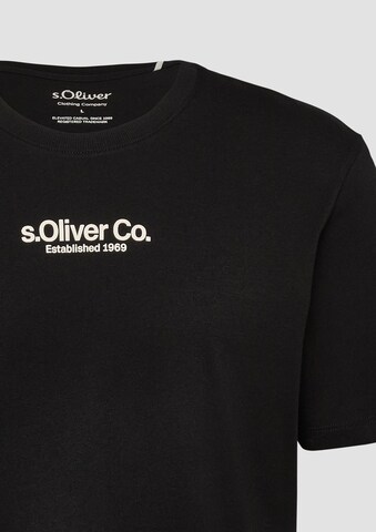 T-Shirt s.Oliver en noir