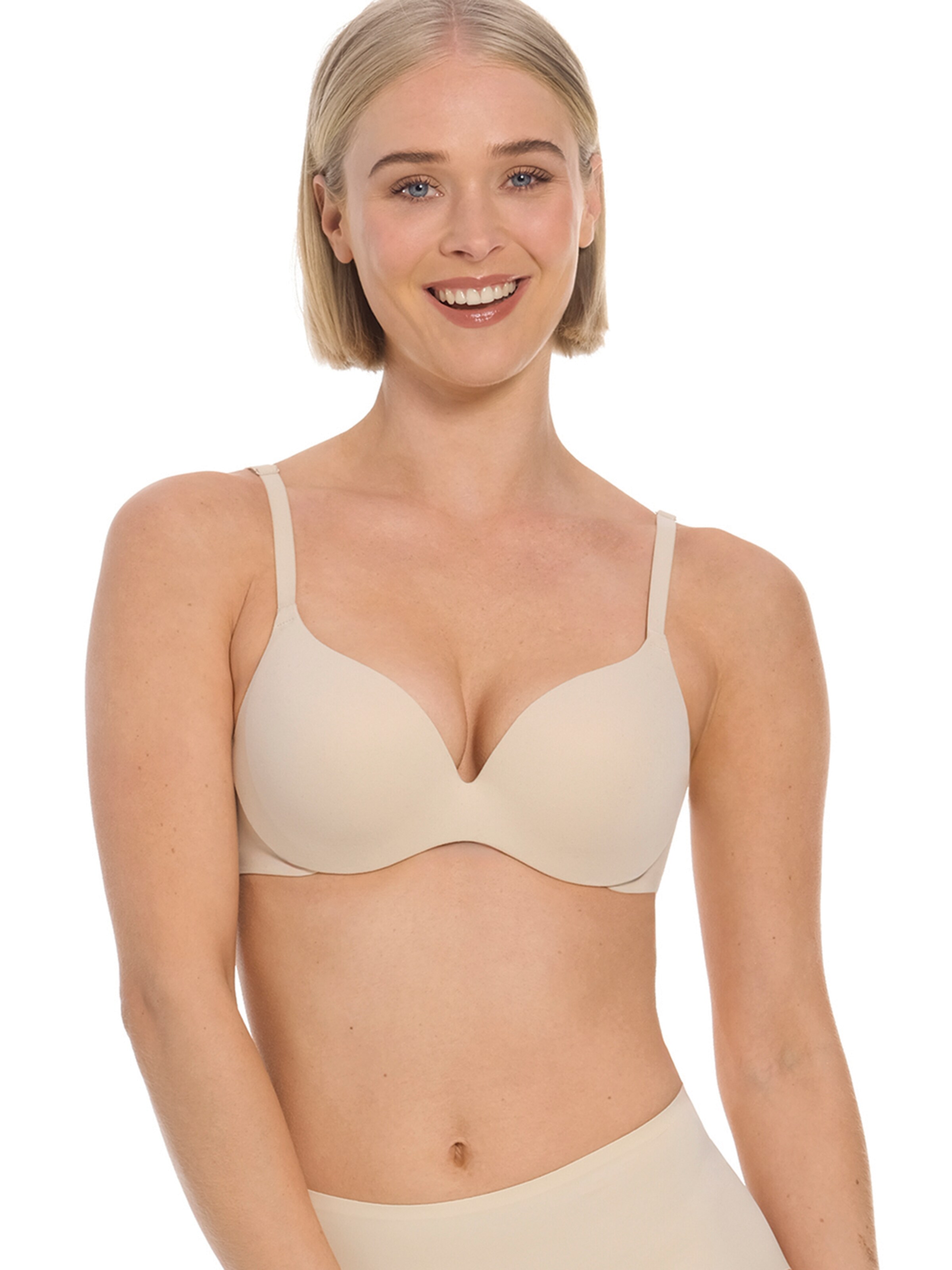 MAGIC Bodyfashion Push-up Σουτιέν σε μπεζ: μπροστά