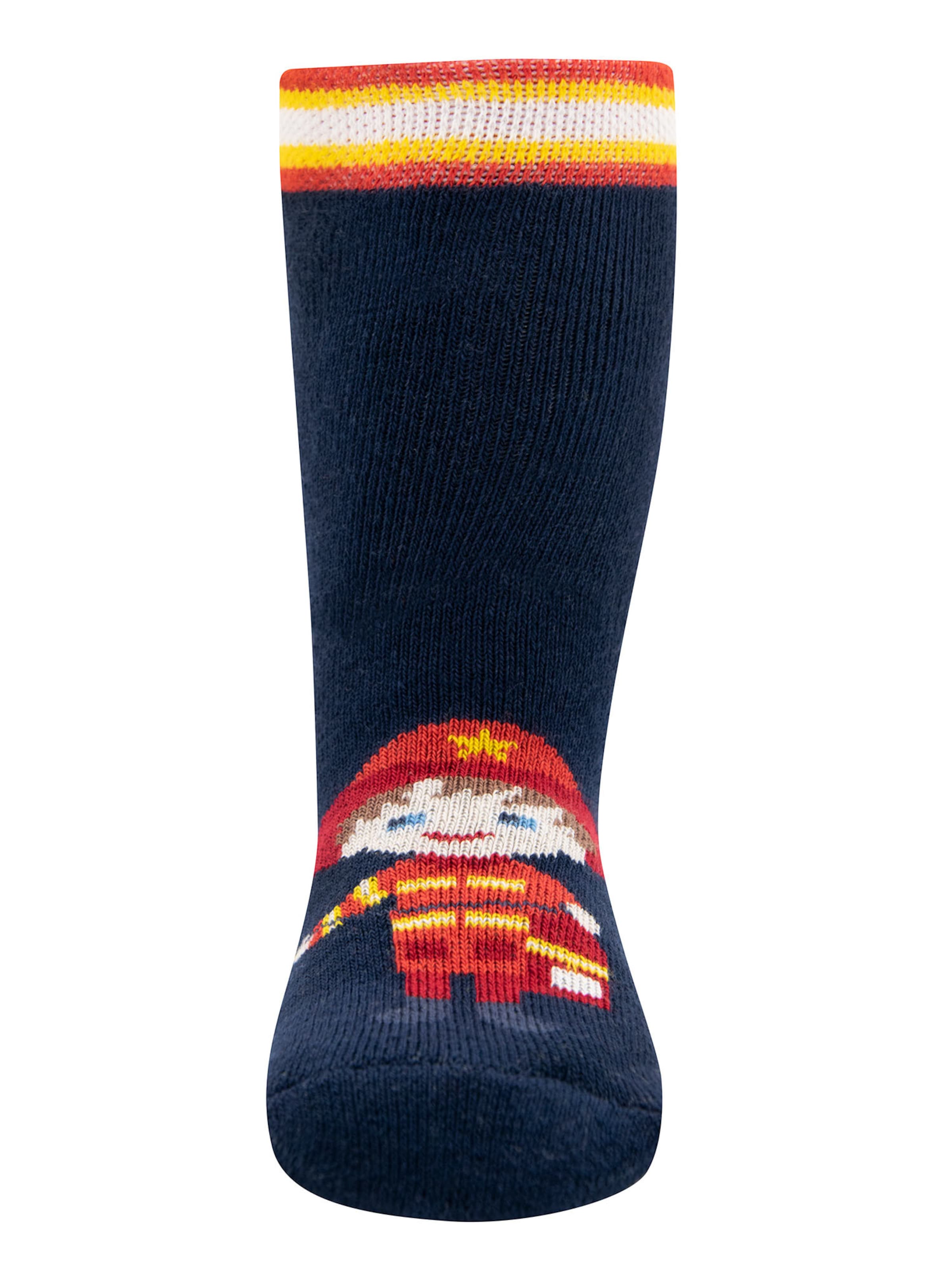 EWERS Ponožky 'Feuerwehr' – modrá