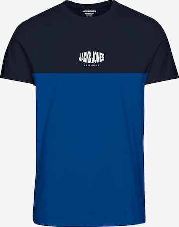 JACK & JONES - Camiseta en azul: frente