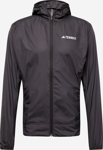 ADIDAS TERREX Outdoorjacke 'Xperior' in Schwarz: predná strana