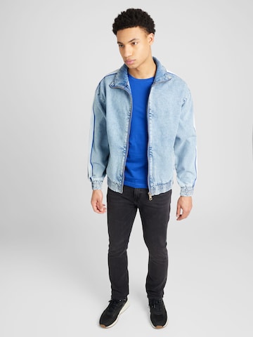 HUGO Blue Slimfit Jeans 'Ash' in Grau