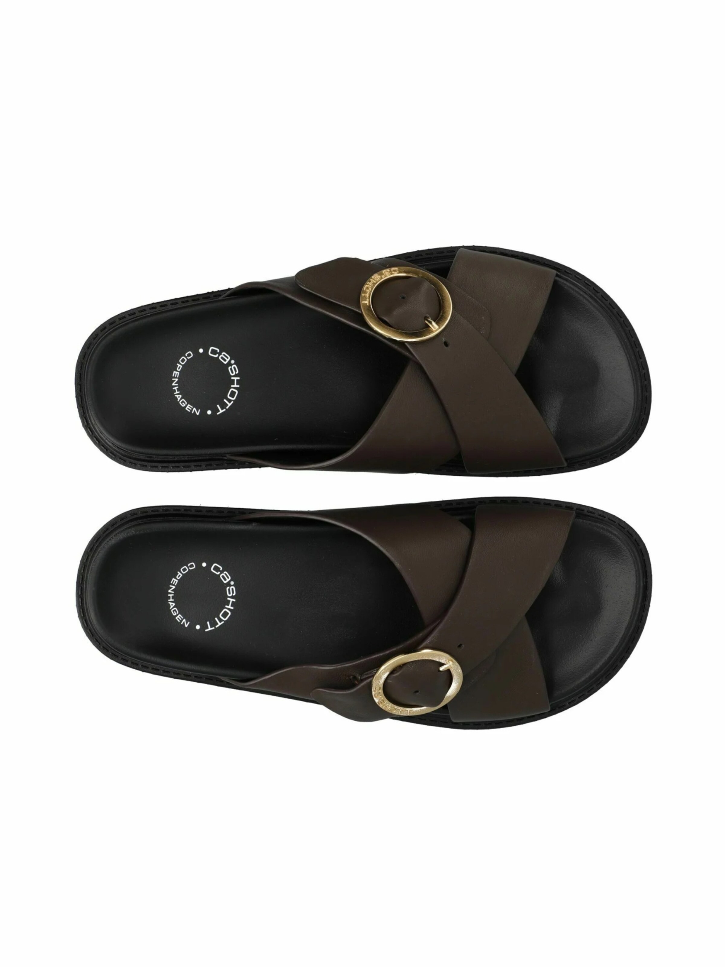 Ca'Shott - Sandália ' CASEMANDA ' em castanho