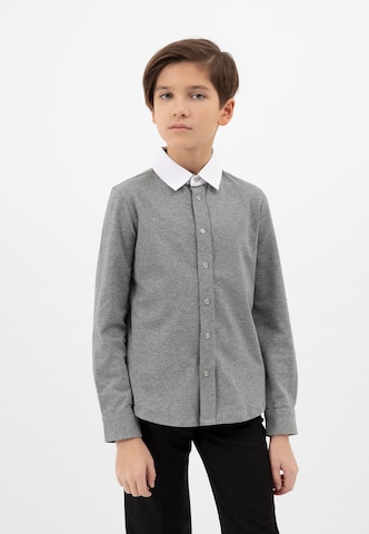 Gulliver Regular fit Button Up Shirt in Grey: front