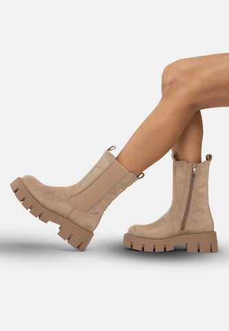 Bottines Salinyang en beige