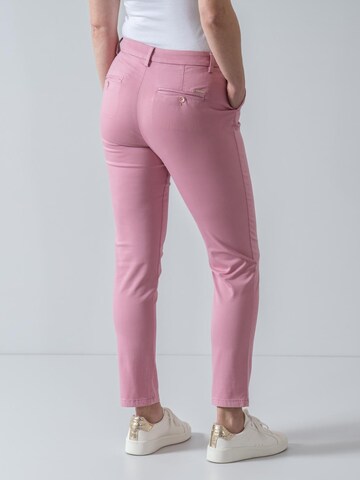 W. Wegener Slim fit Chino Pants 'Chiva 7500' in Pink