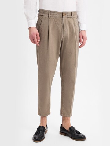 DRYKORN Slimfit Broek ' Chasy ' in Beige: voorkant