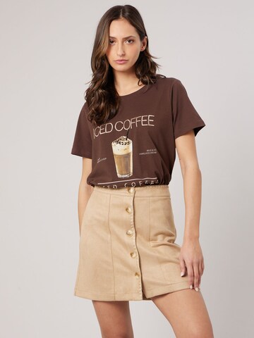 T-shirt Deeluxe en marron
