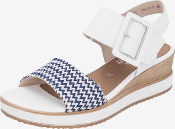 Sandalo di REMONTE in bianco: frontale
