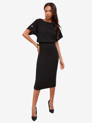 Lipsy - Vestido en negro: frente