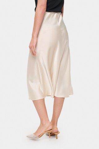 SAINT TROPEZ Nederdel i beige