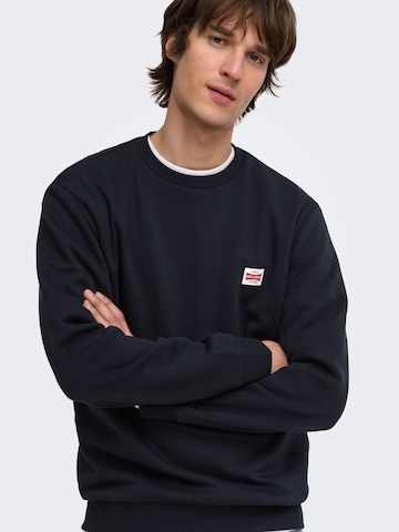 Felpa 'ONSCeres' di Only & Sons in blu
