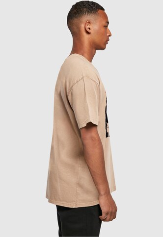 Merchcode Shirt 'Thin Lizzy - Do Anything' in Beige