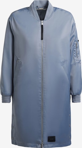 Manteau mi-saison 'TIindra' khujo en bleu : devant