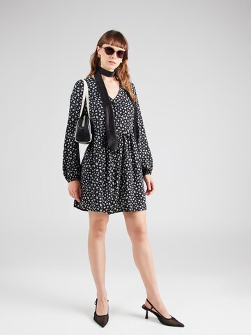 Monki - Vestido camisero en negro