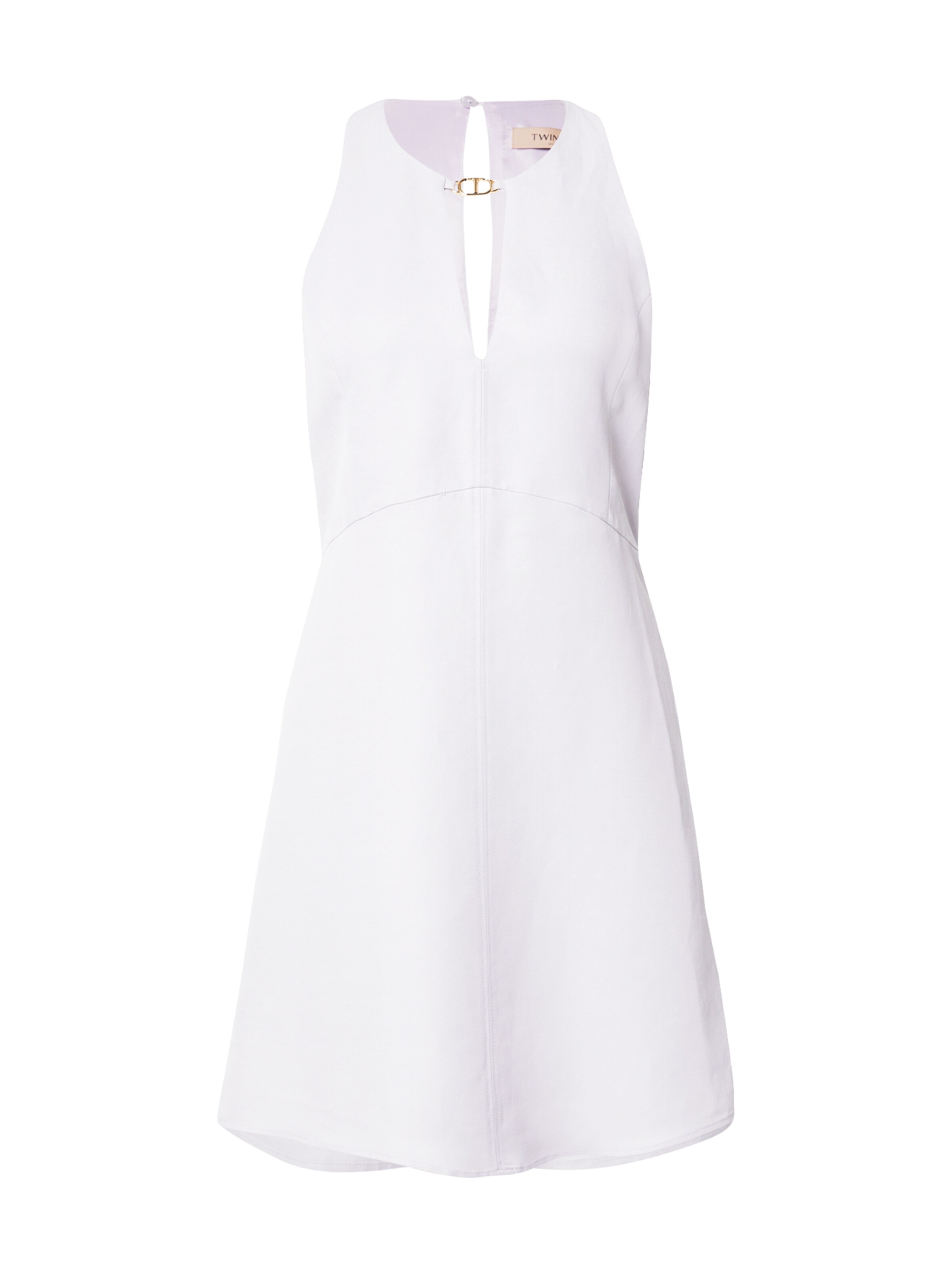 Robe 'Abito' Twinset en blanc : devant